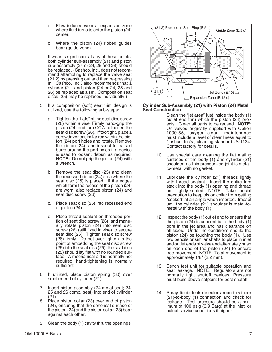 Cashco 1000 LP User Manual | Page 7 / 12