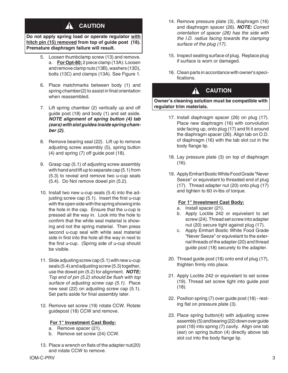 Cashco C-PRV User Manual | Page 3 / 8