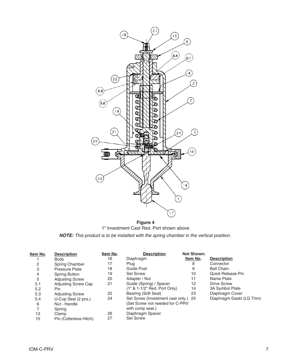 Cashco C-PRV User Manual | Page 7 / 8