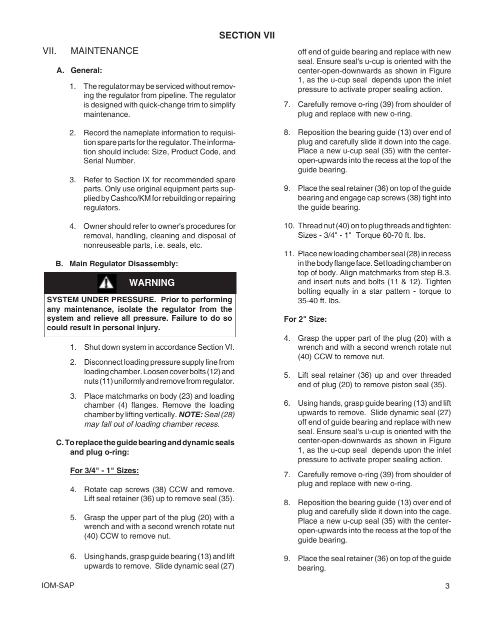 Cashco SAP User Manual | Page 3 / 12