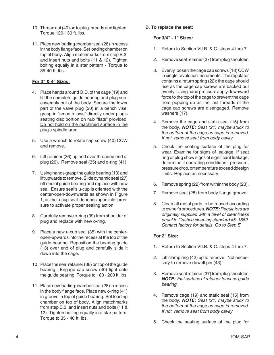 Cashco SAP User Manual | Page 4 / 12