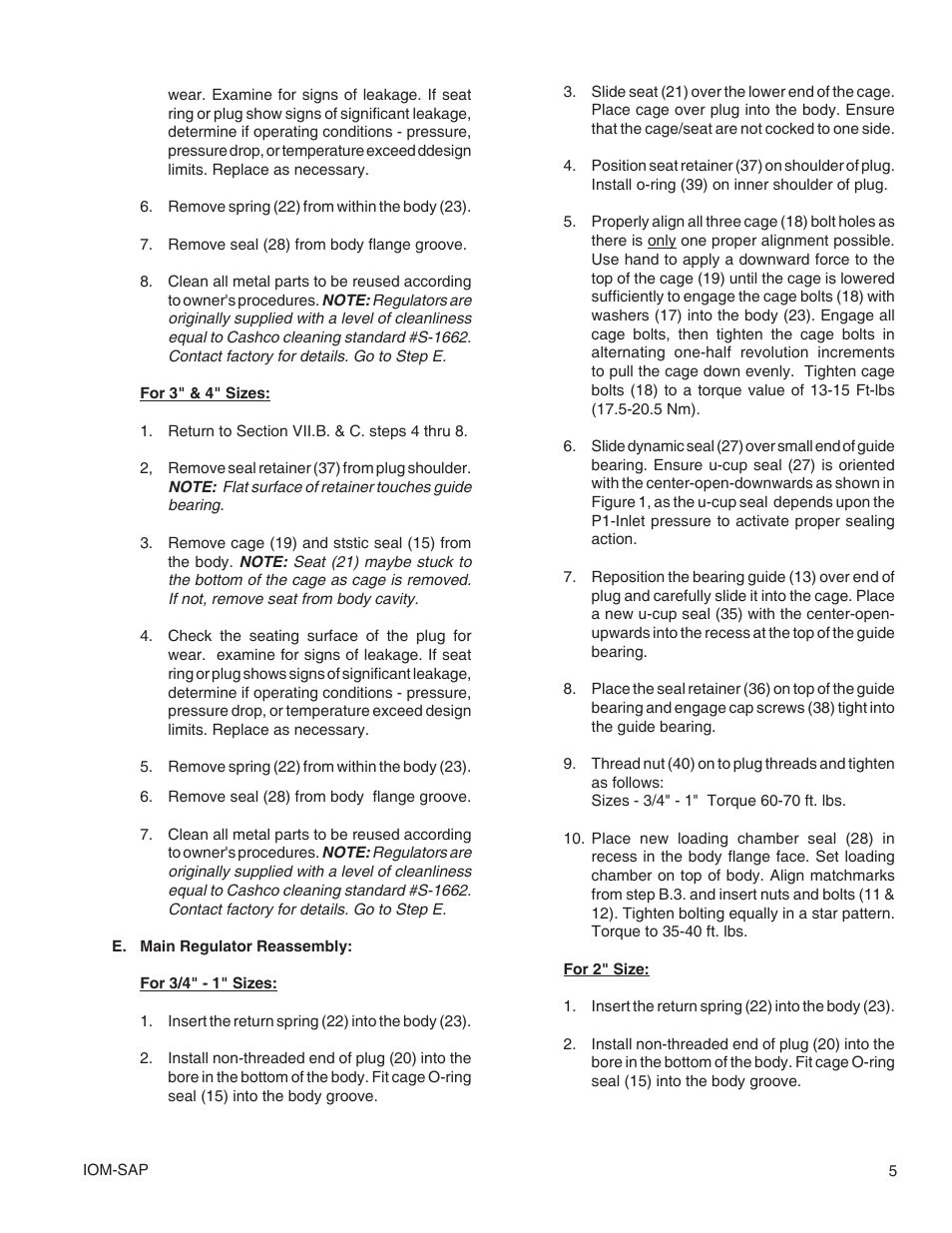 Cashco SAP User Manual | Page 5 / 12