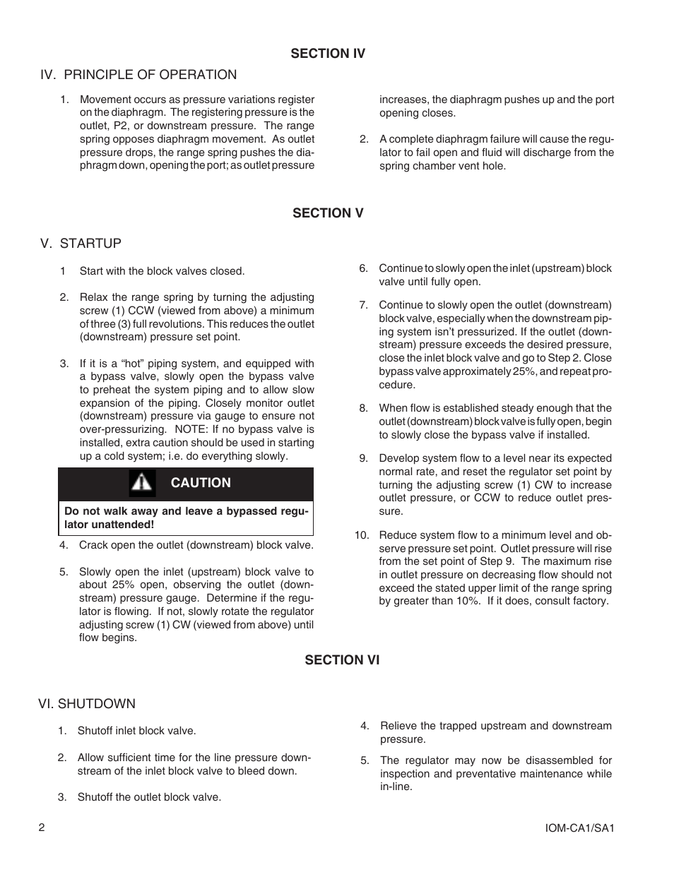 Cashco SA1 User Manual | Page 2 / 12