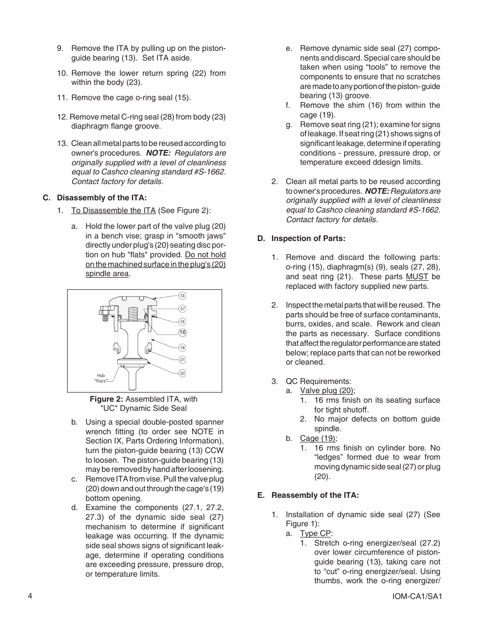 Cashco SA1 User Manual | Page 4 / 12