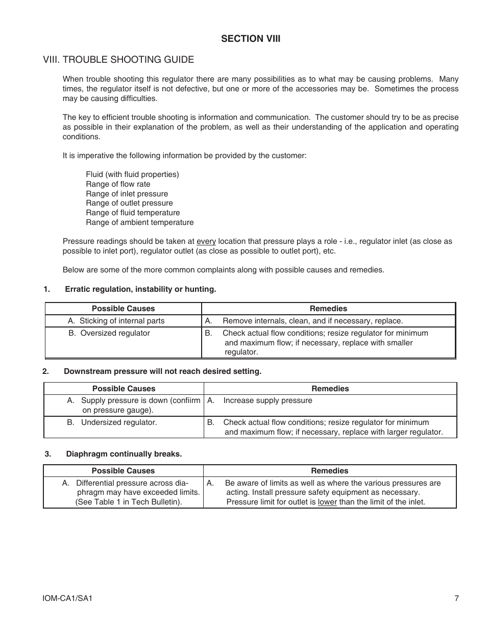 Cashco SA1 User Manual | Page 7 / 12