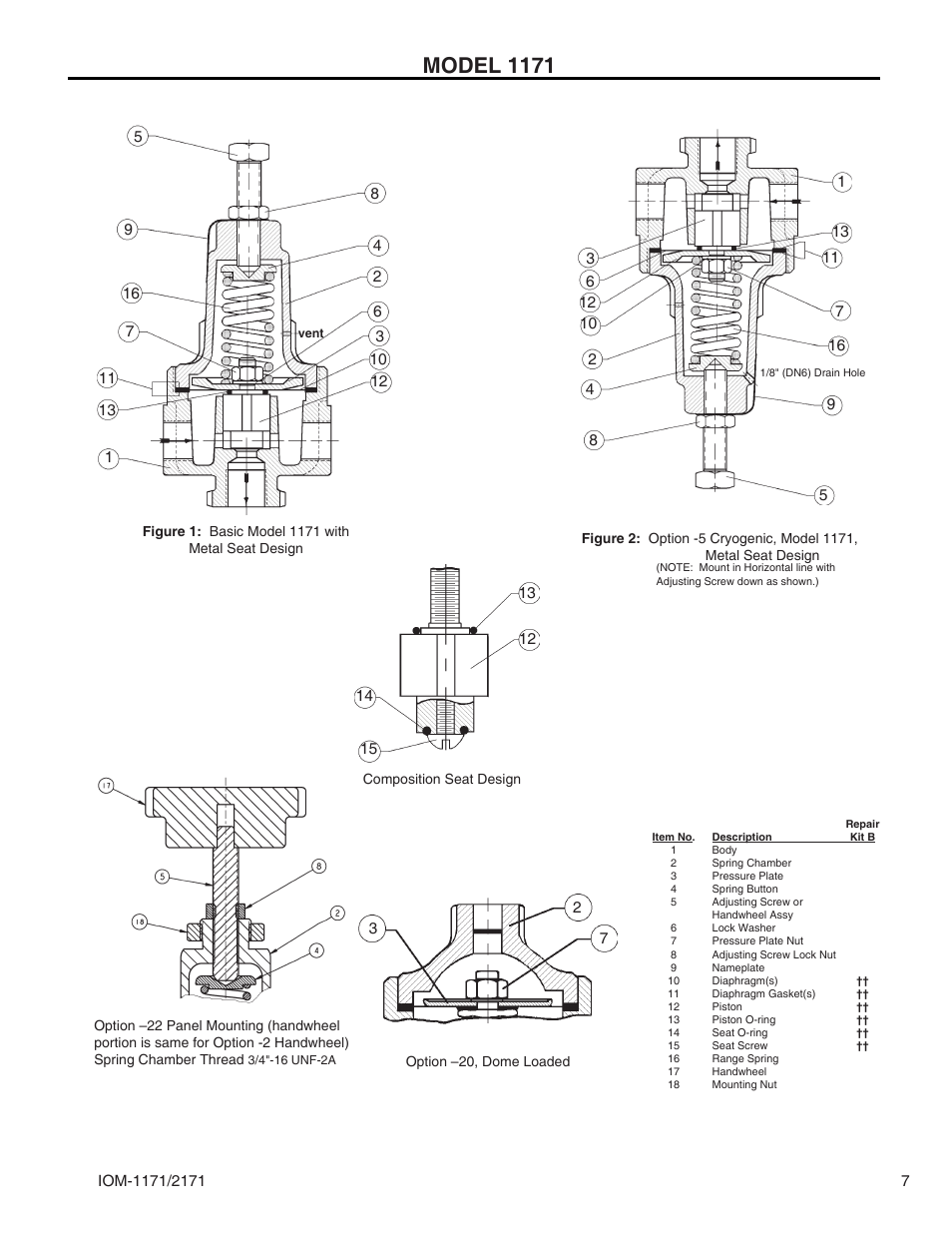 Model 1171 | Cashco 2171 User Manual | Page 7 / 8
