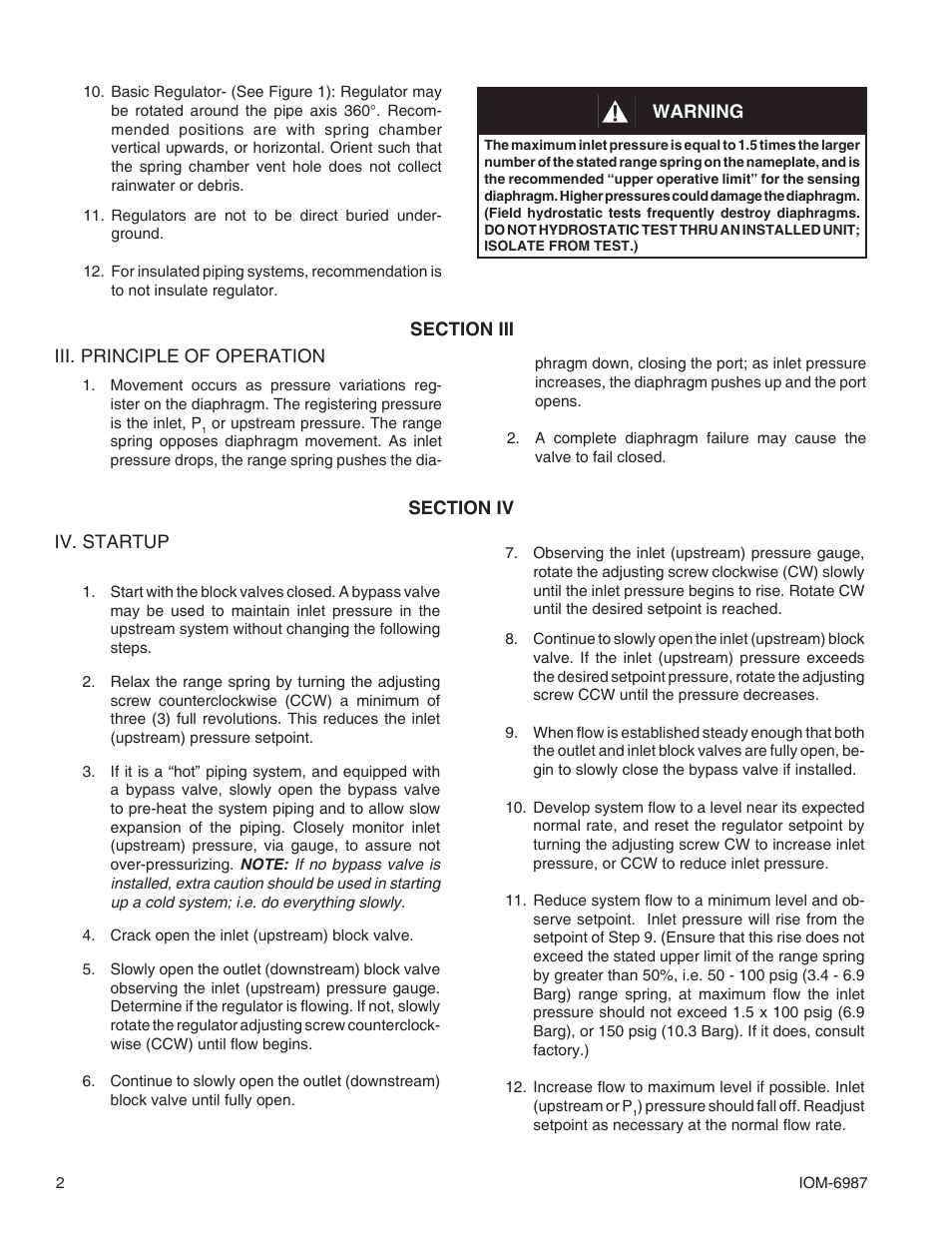 Cashco 6987 User Manual | Page 2 / 8