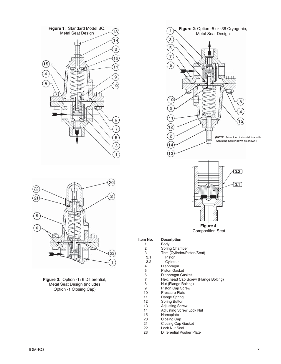 Cashco BQ User Manual | Page 7 / 8