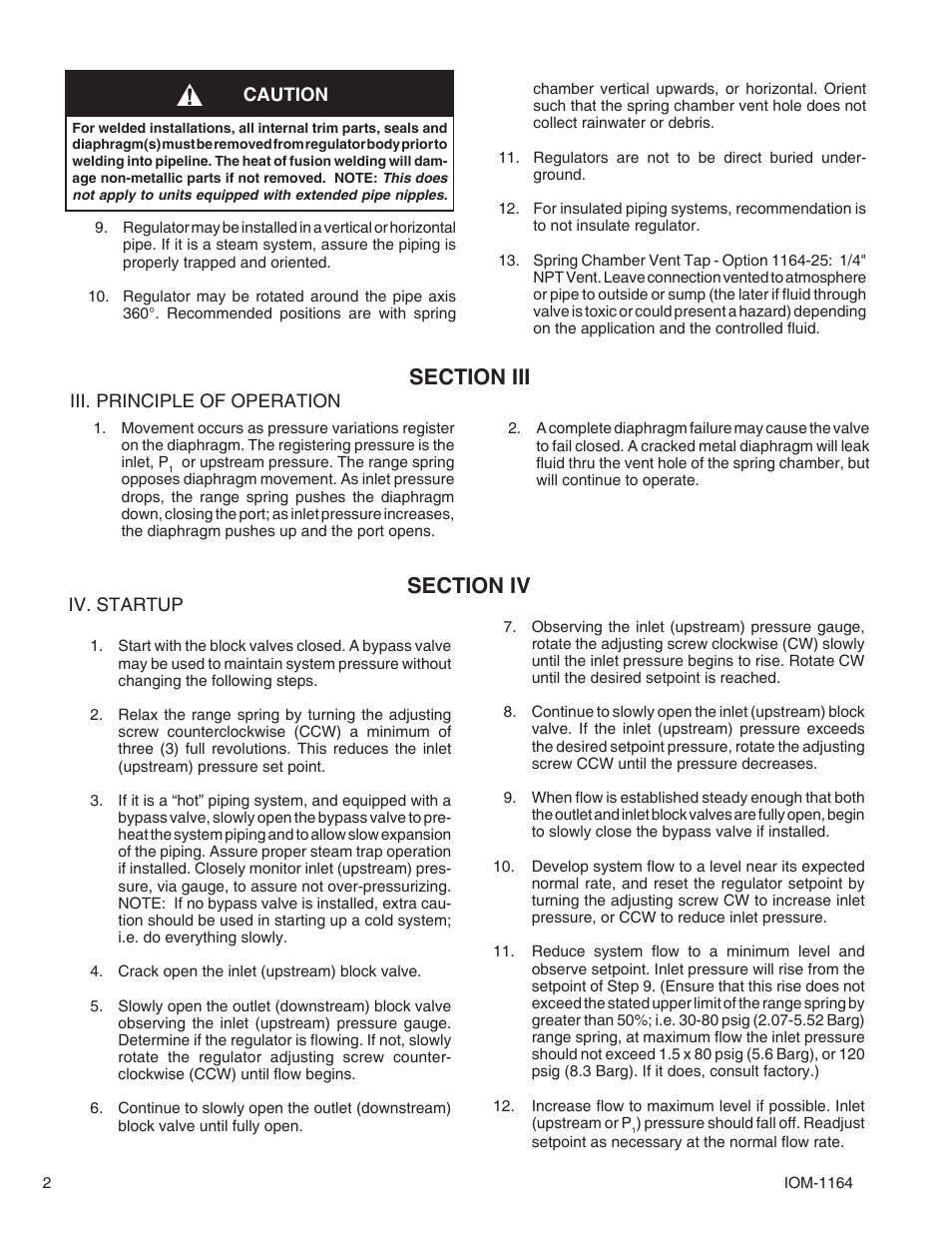 Cashco 1164 User Manual | Page 2 / 8