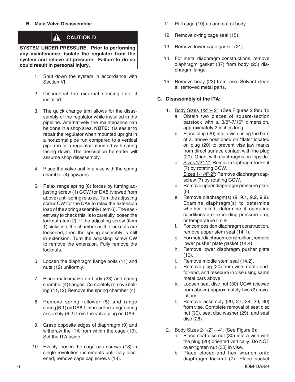 Cashco DA8 Differential User Manual | Page 6 / 16