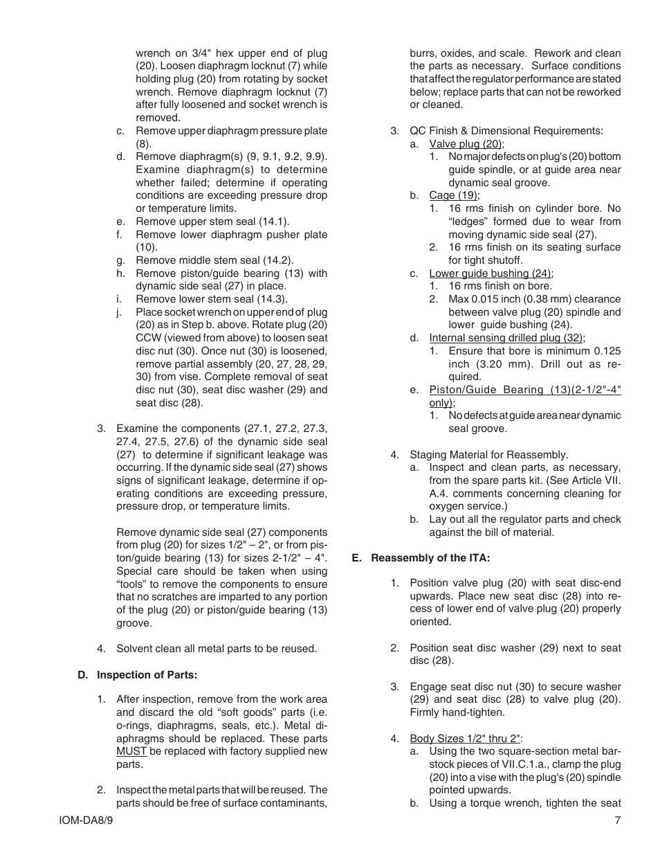 Cashco DA8 Differential User Manual | Page 7 / 16