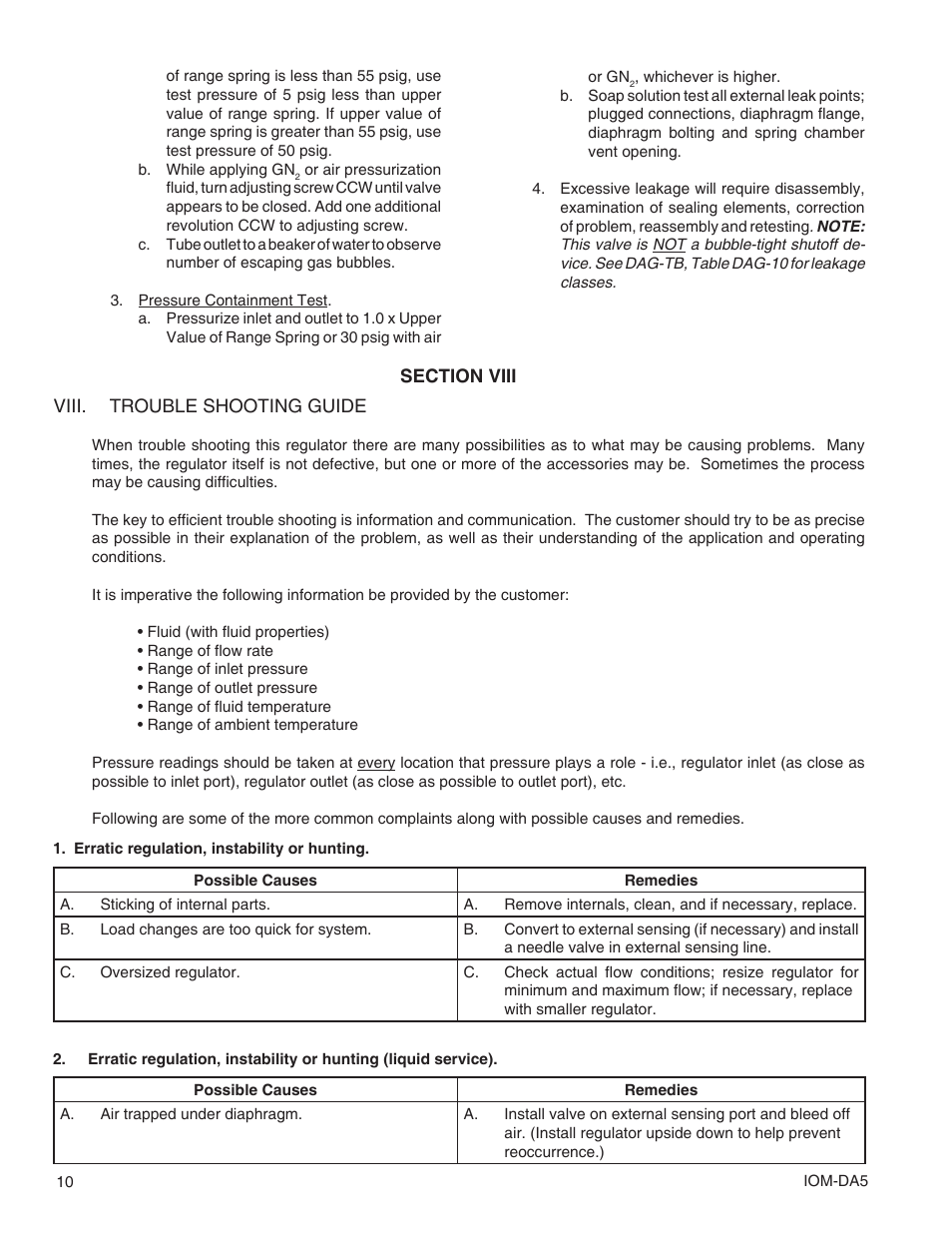 Cashco DA5 User Manual | Page 10 / 16