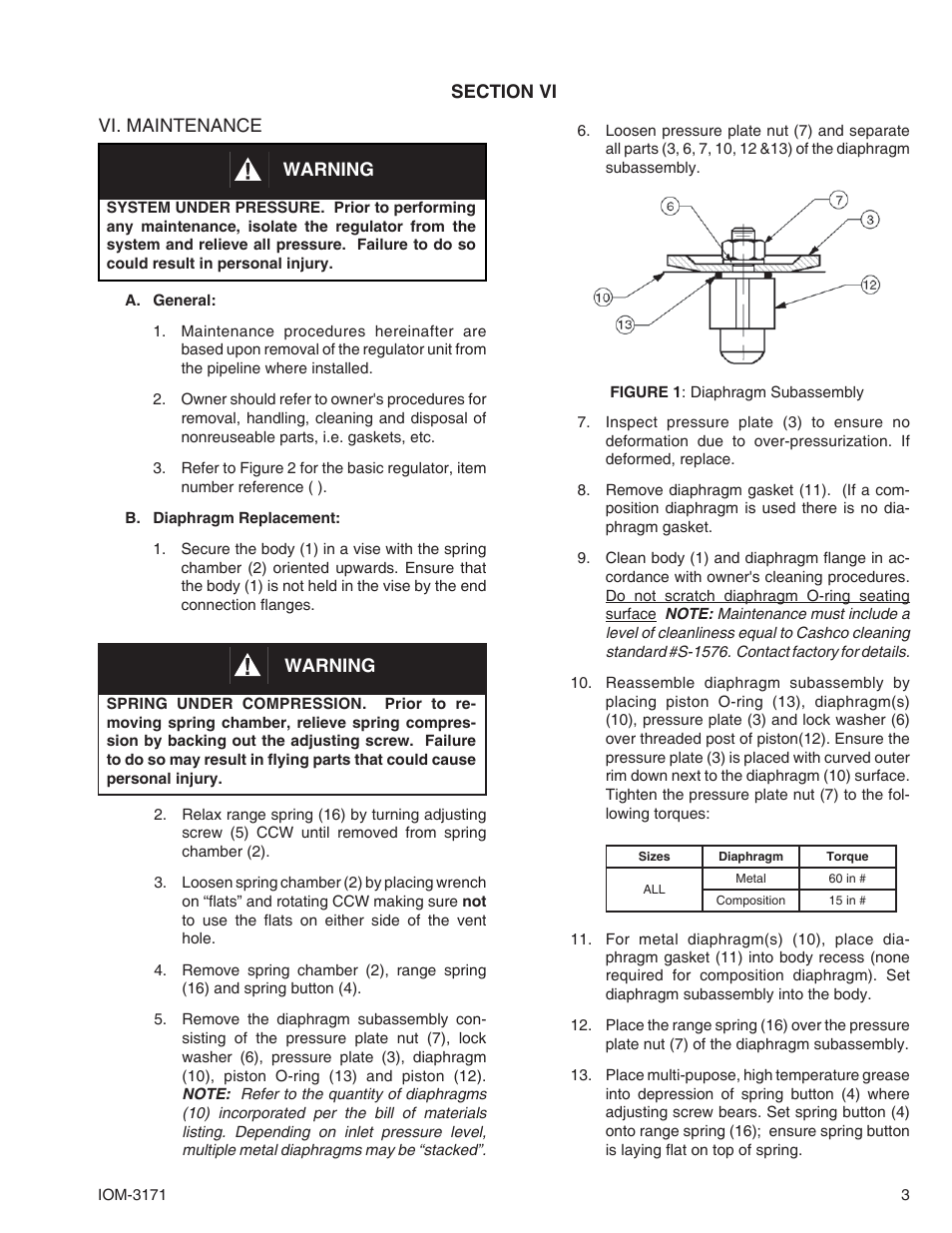 Cashco 3171 User Manual | Page 3 / 8