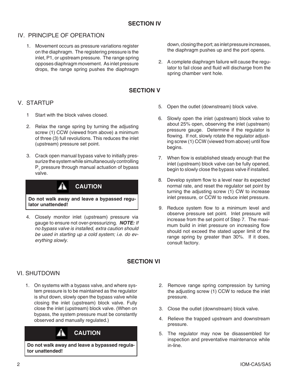 Cashco SA5 User Manual | Page 2 / 12