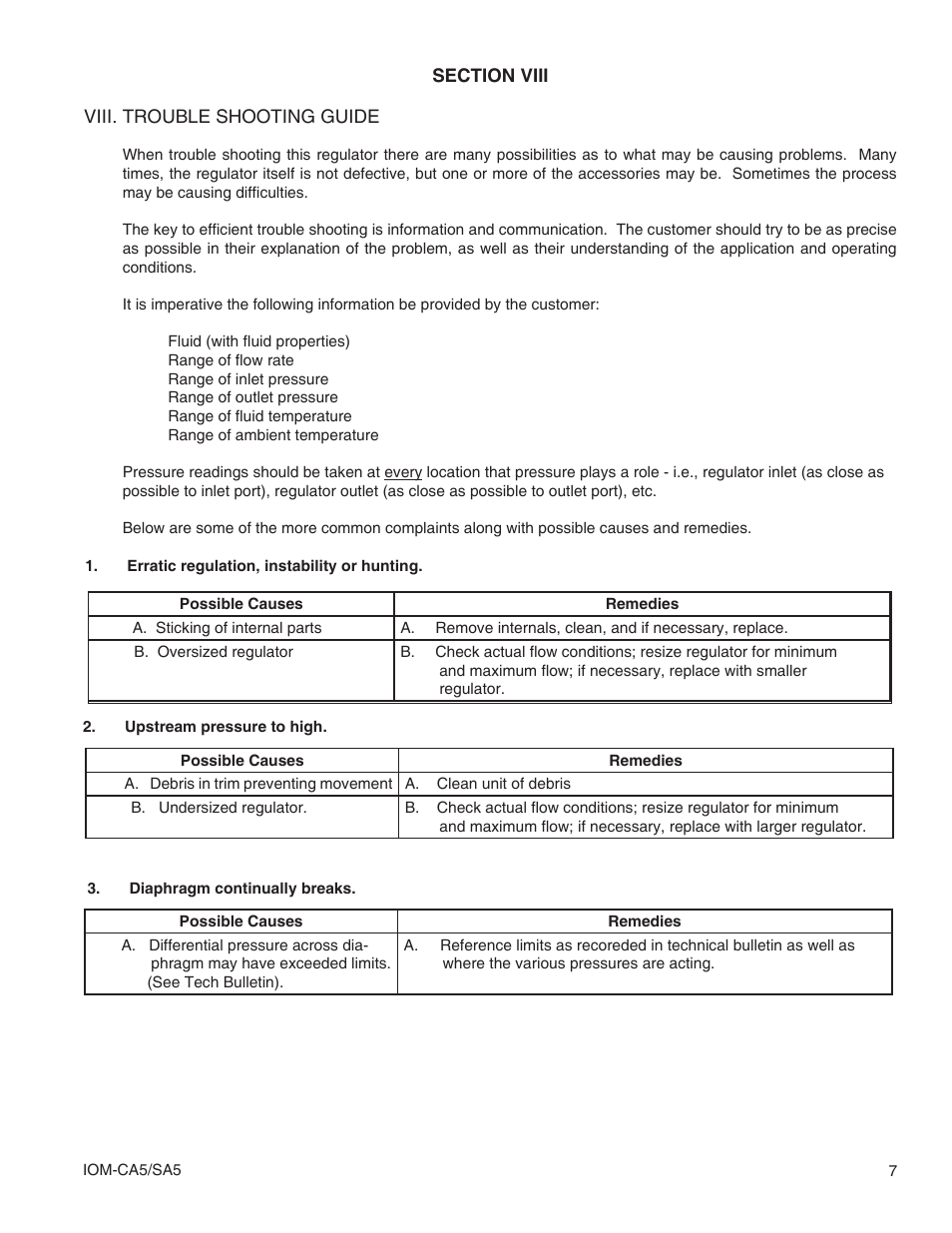 Cashco SA5 User Manual | Page 7 / 12