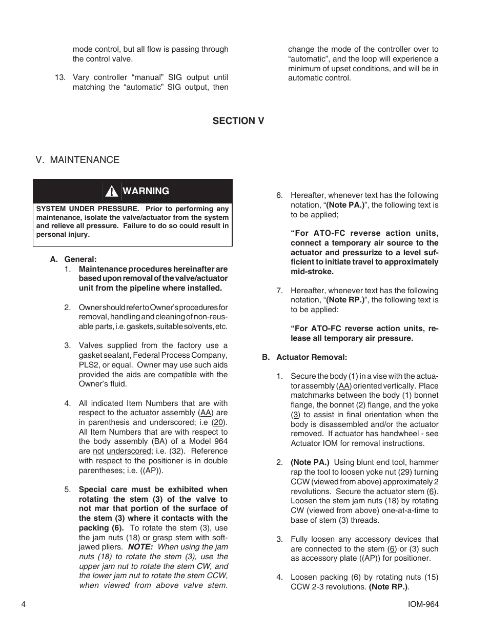 Cashco 964 User Manual | Page 4 / 16