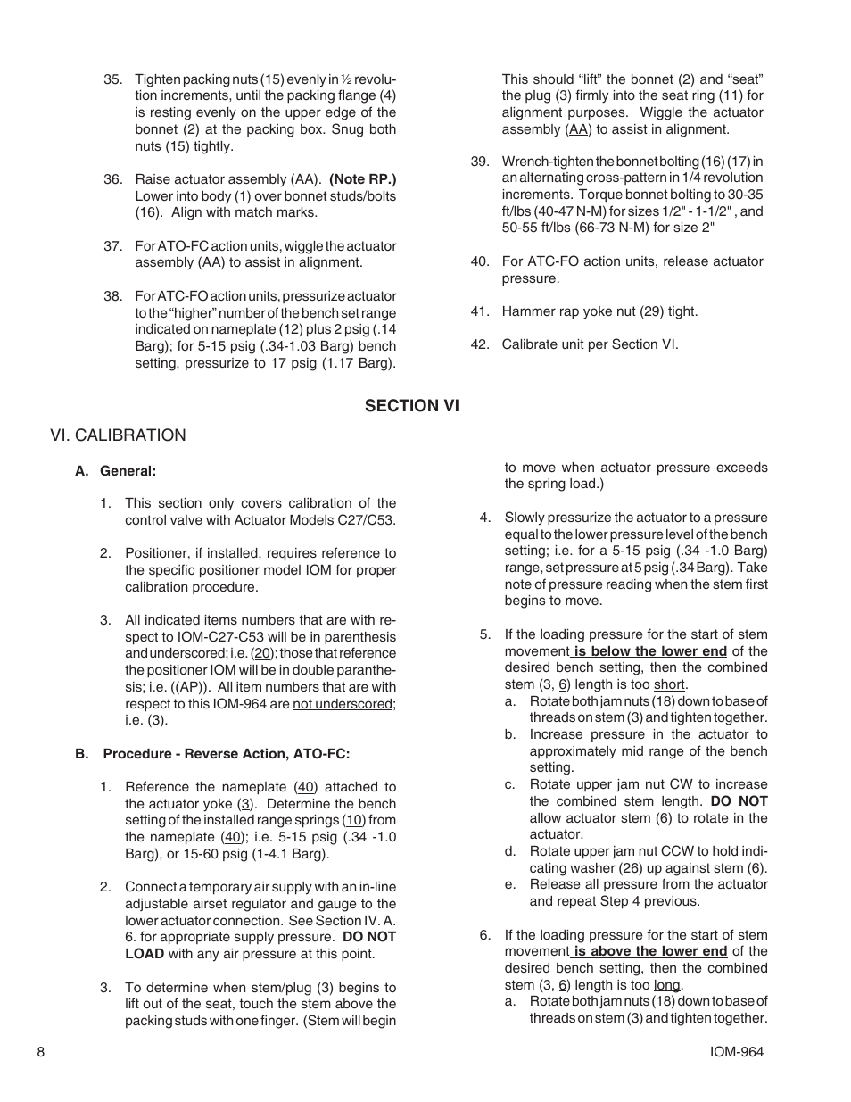 Cashco 964 User Manual | Page 8 / 16