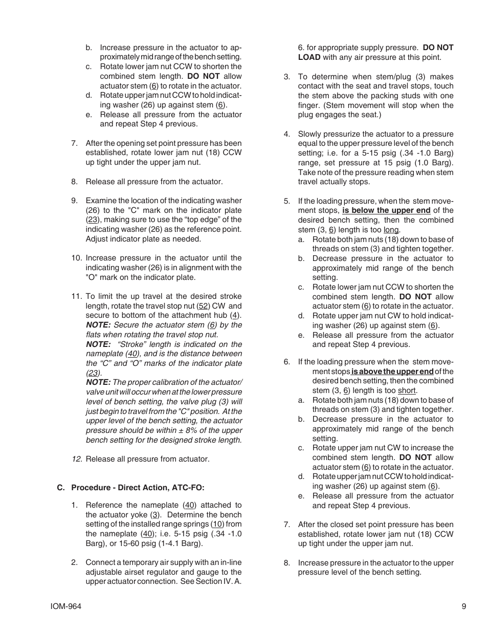 Cashco 964 User Manual | Page 9 / 16