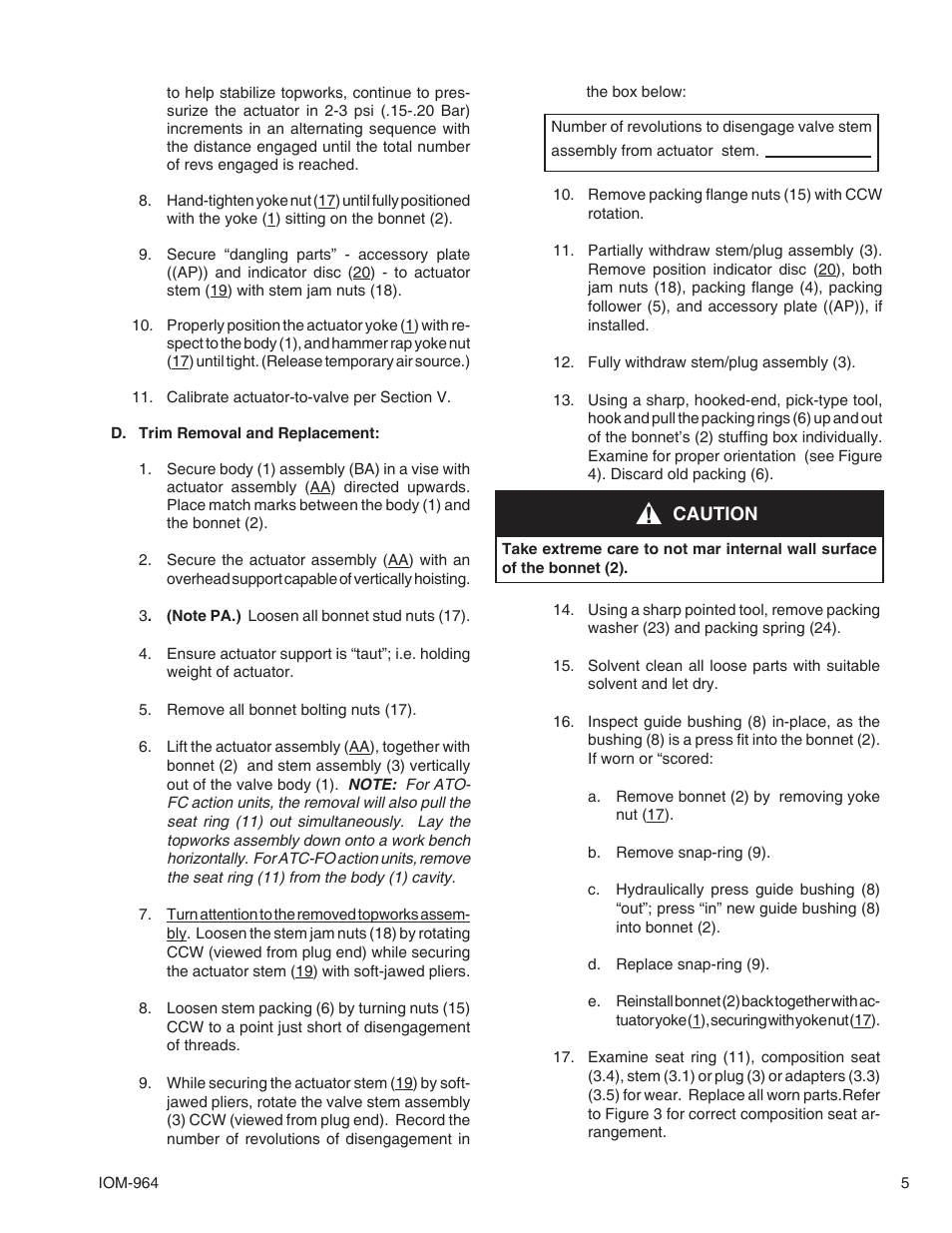 Cashco 964 User Manual | Page 5 / 20
