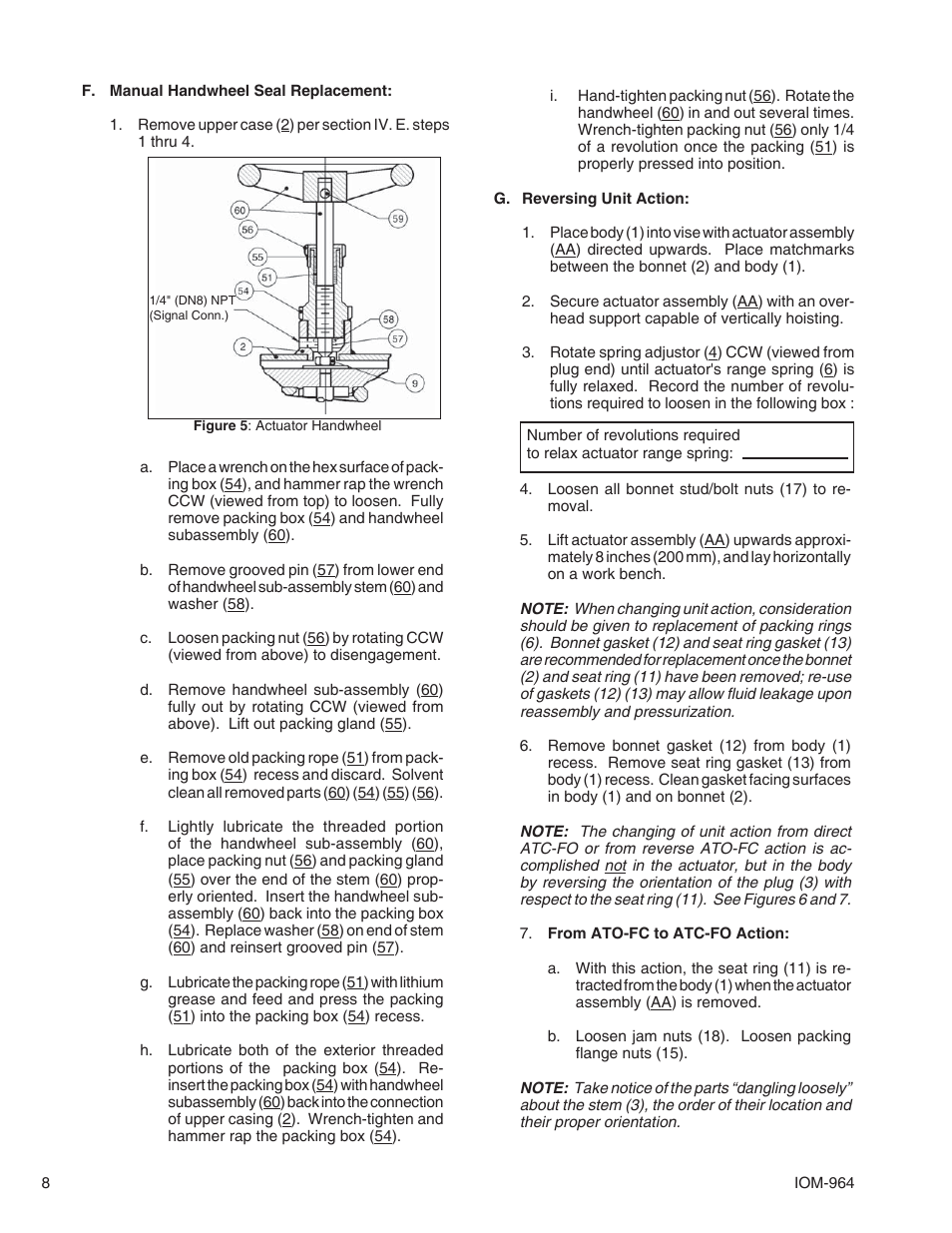 Cashco 964 User Manual | Page 8 / 20
