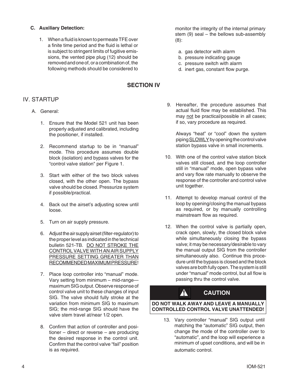 Cashco 521 User Manual | Page 4 / 20