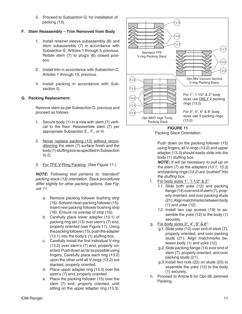 Cashco Ranger QCT User Manual | Page 11 / 24
