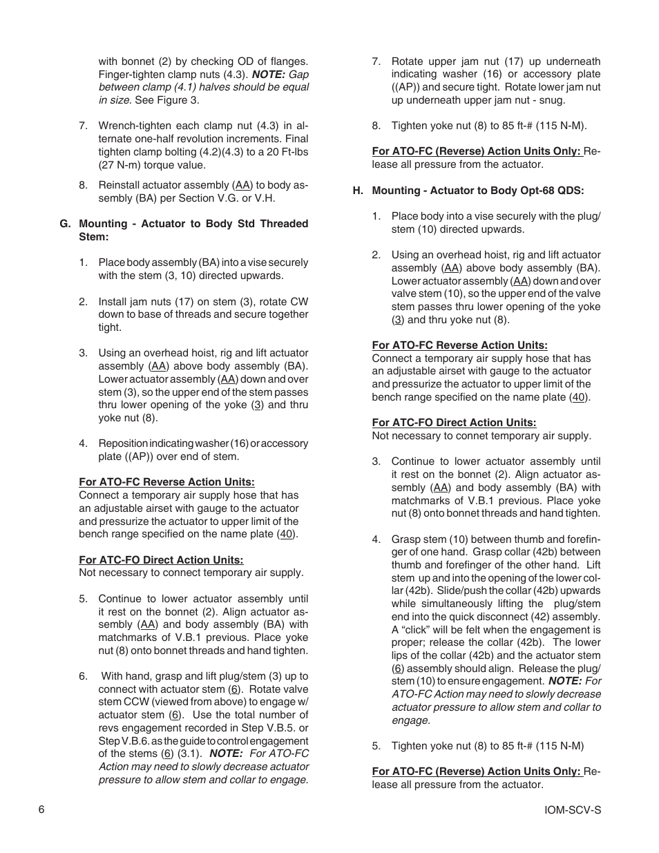 Cashco SCV-S User Manual | Page 6 / 12