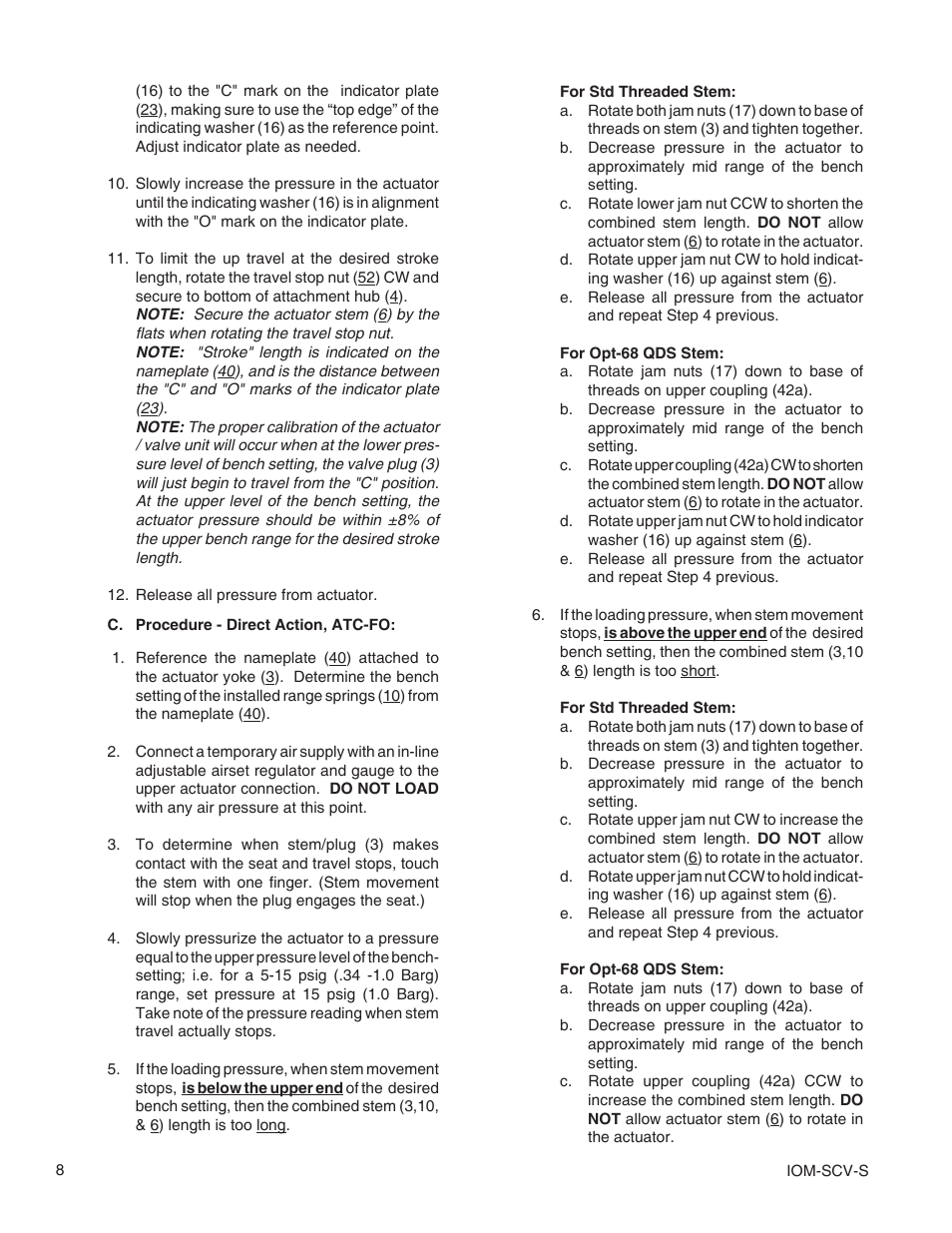 Cashco SCV-S User Manual | Page 8 / 12