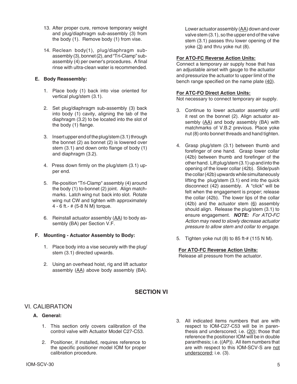 Cashco SCV-30 User Manual | Page 5 / 12