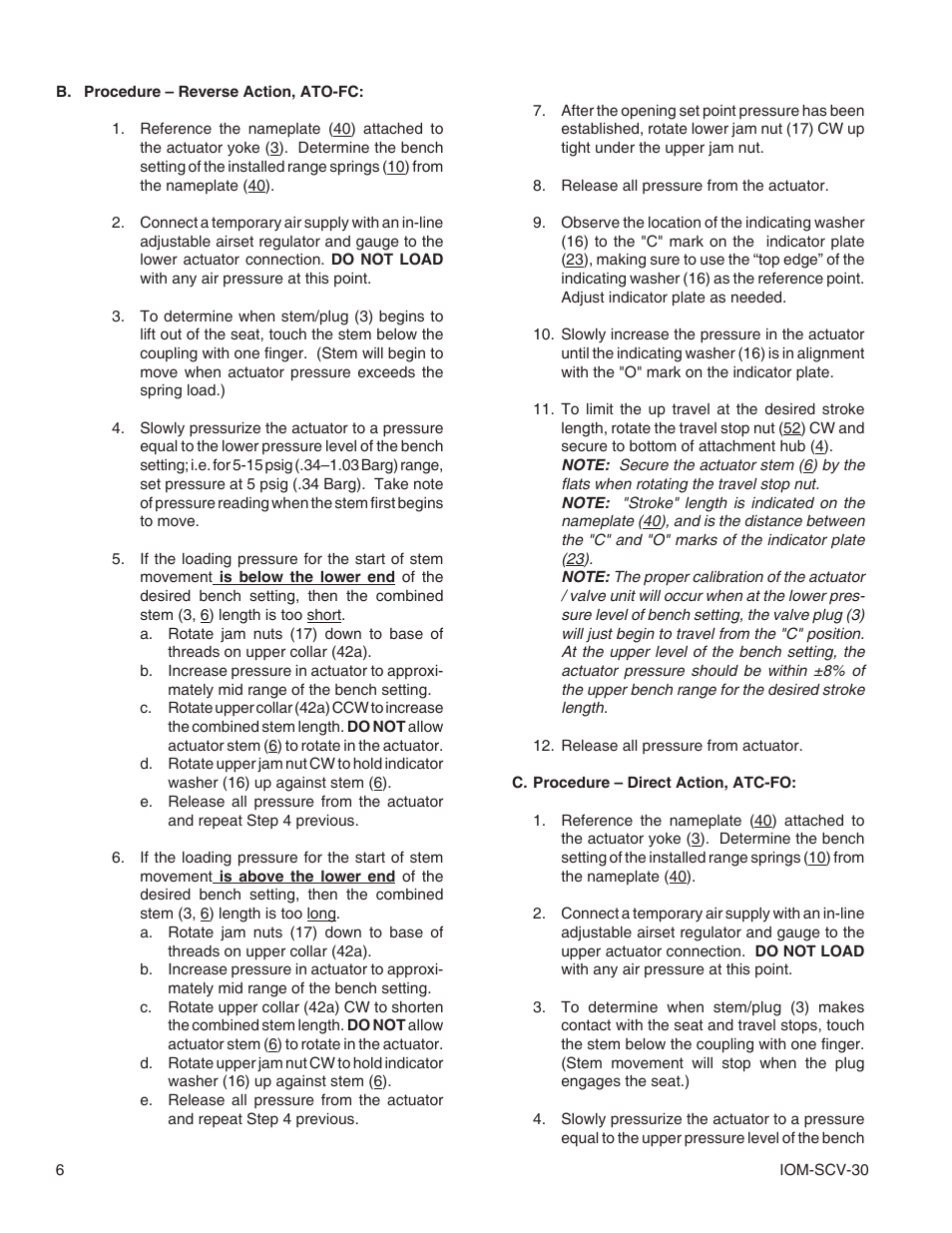 Cashco SCV-30 User Manual | Page 6 / 12