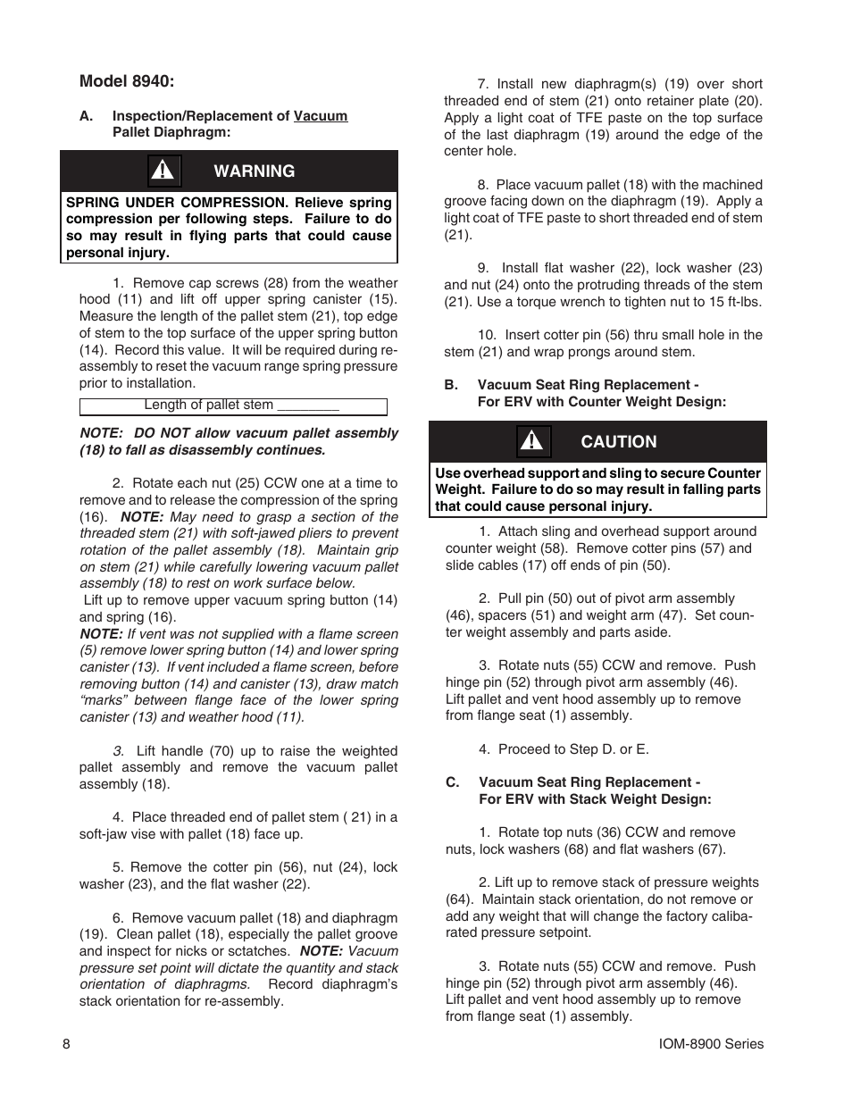Cashco 8900 User Manual | Page 8 / 16