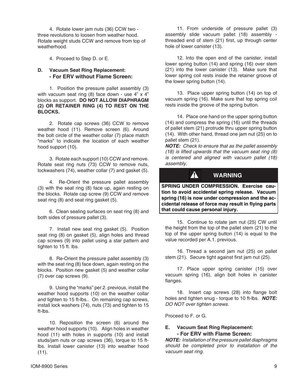 Cashco 8900 User Manual | Page 9 / 16