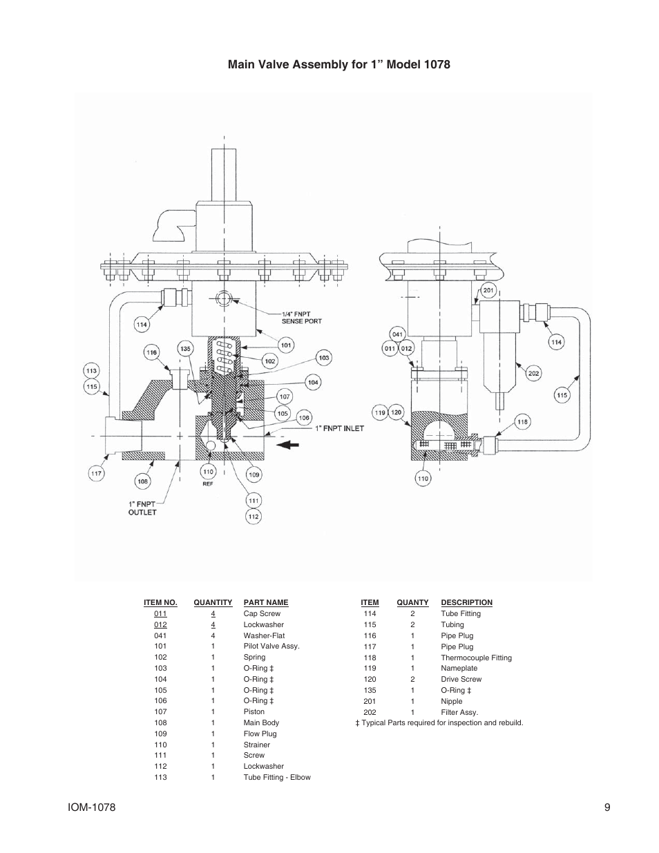 Cashco 1078 - Tank Blanketing User Manual | Page 9 / 12