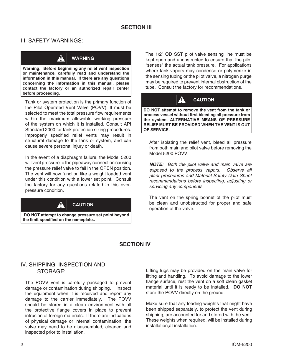 Cashco 5200 User Manual | Page 2 / 12