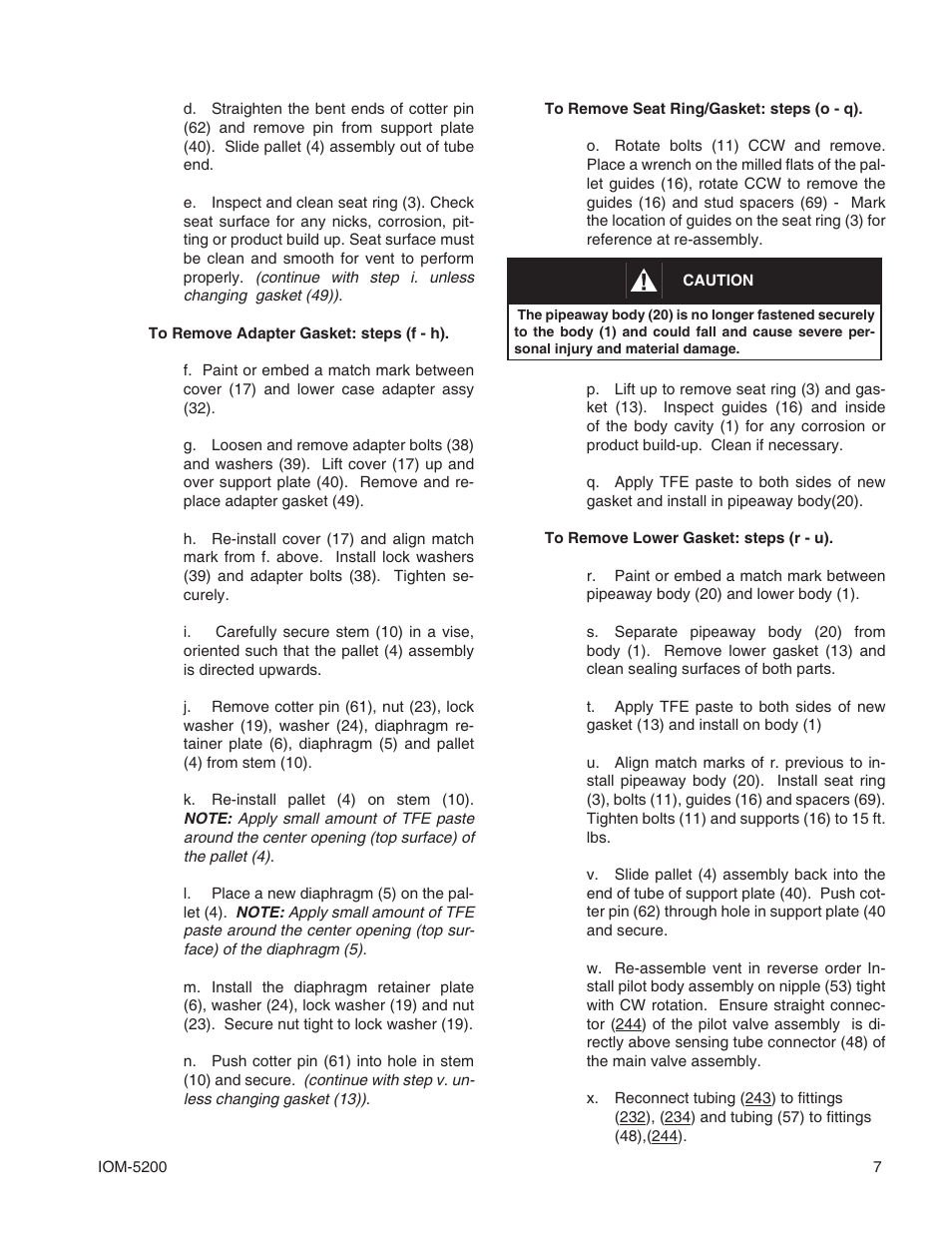 Cashco 5200 User Manual | Page 7 / 12