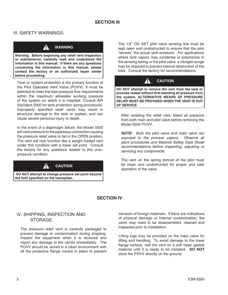 Cashco 5500 User Manual | Page 2 / 12