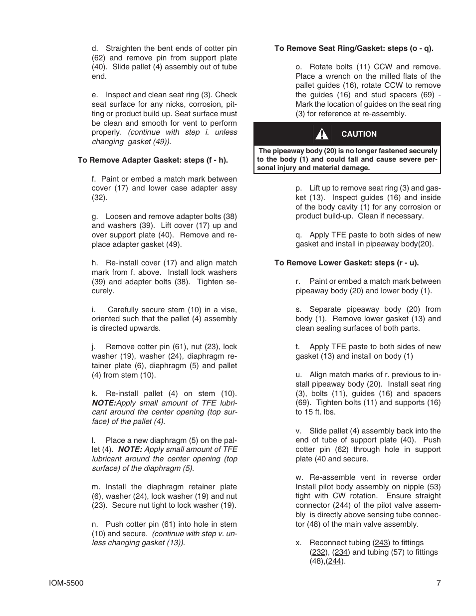 Cashco 5500 User Manual | Page 7 / 12