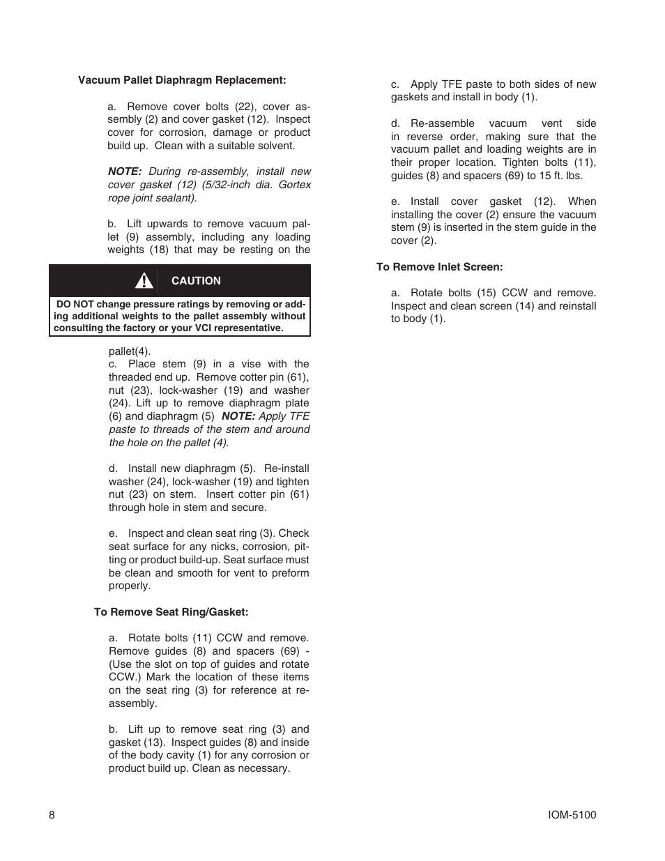 Cashco 5100 User Manual | Page 8 / 12