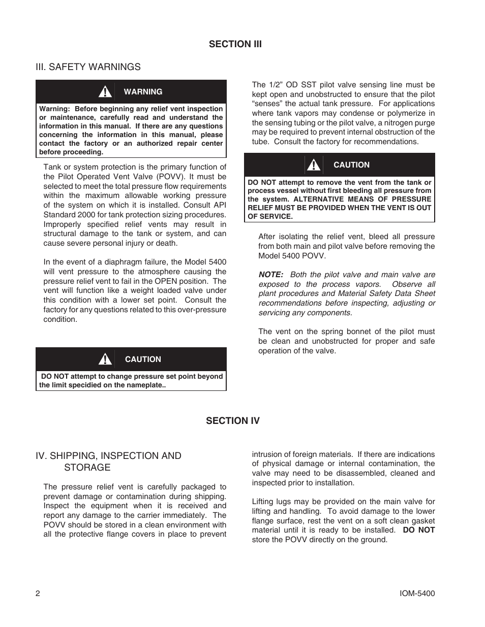 Cashco 5400 User Manual | Page 2 / 12