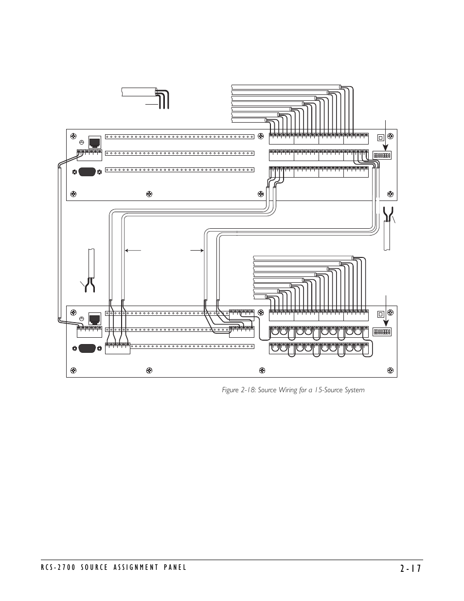 Main unit expansion unit 1 | Clear-Com RCS-2700 User Manual | Page 37 / 54