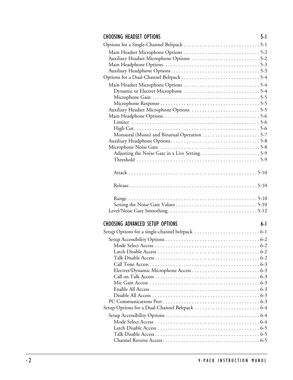 Clear-Com RS-603 (No longer available) User Manual | Page 4 / 60