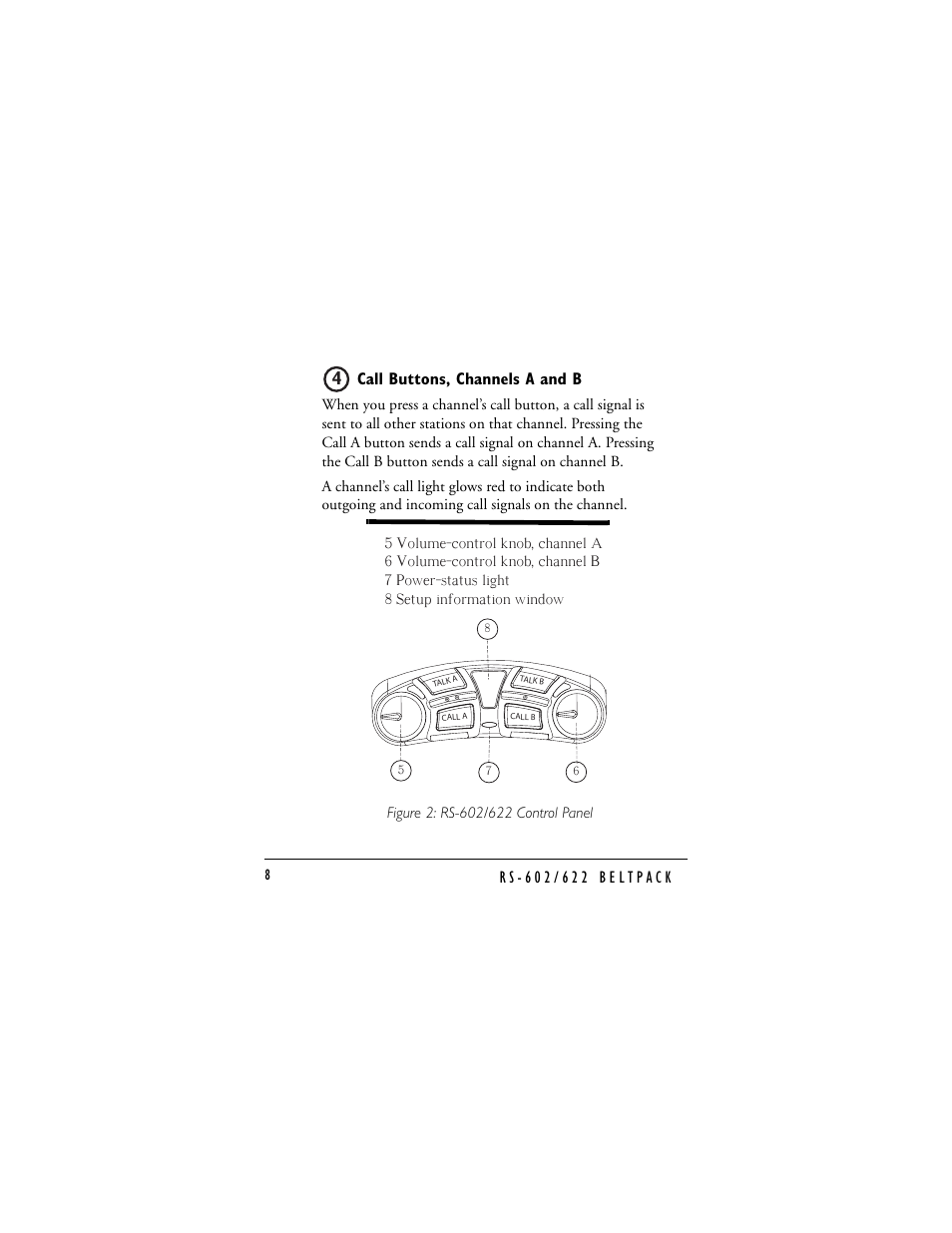 Clear-Com RS-602 (No longer available) User Manual | Page 12 / 56