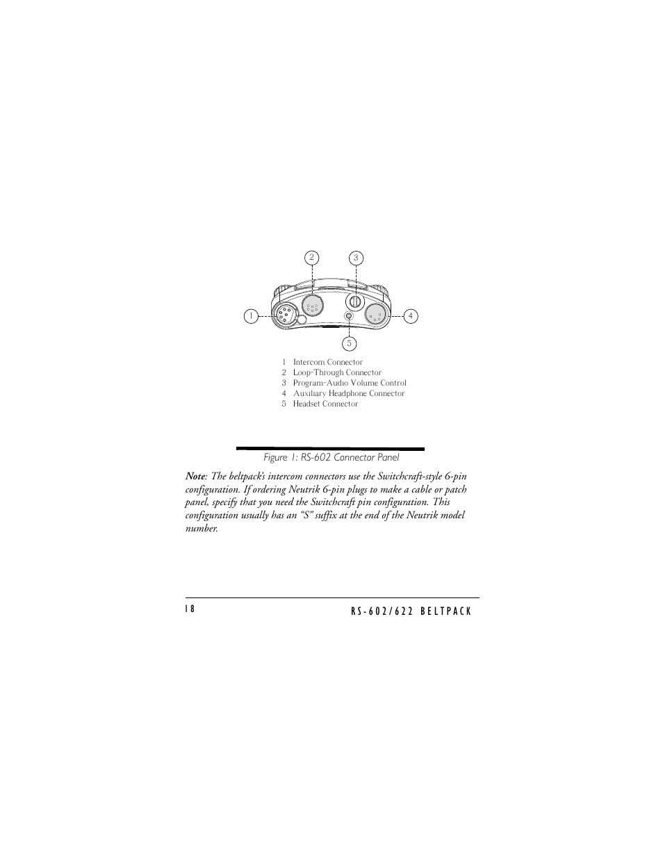 Clear-Com RS-602 (No longer available) User Manual | Page 22 / 56