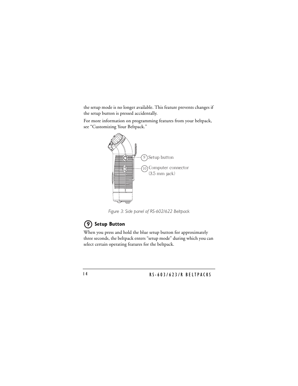 Clear-Com RS-603 (No longer available) User Manual | Page 16 / 58