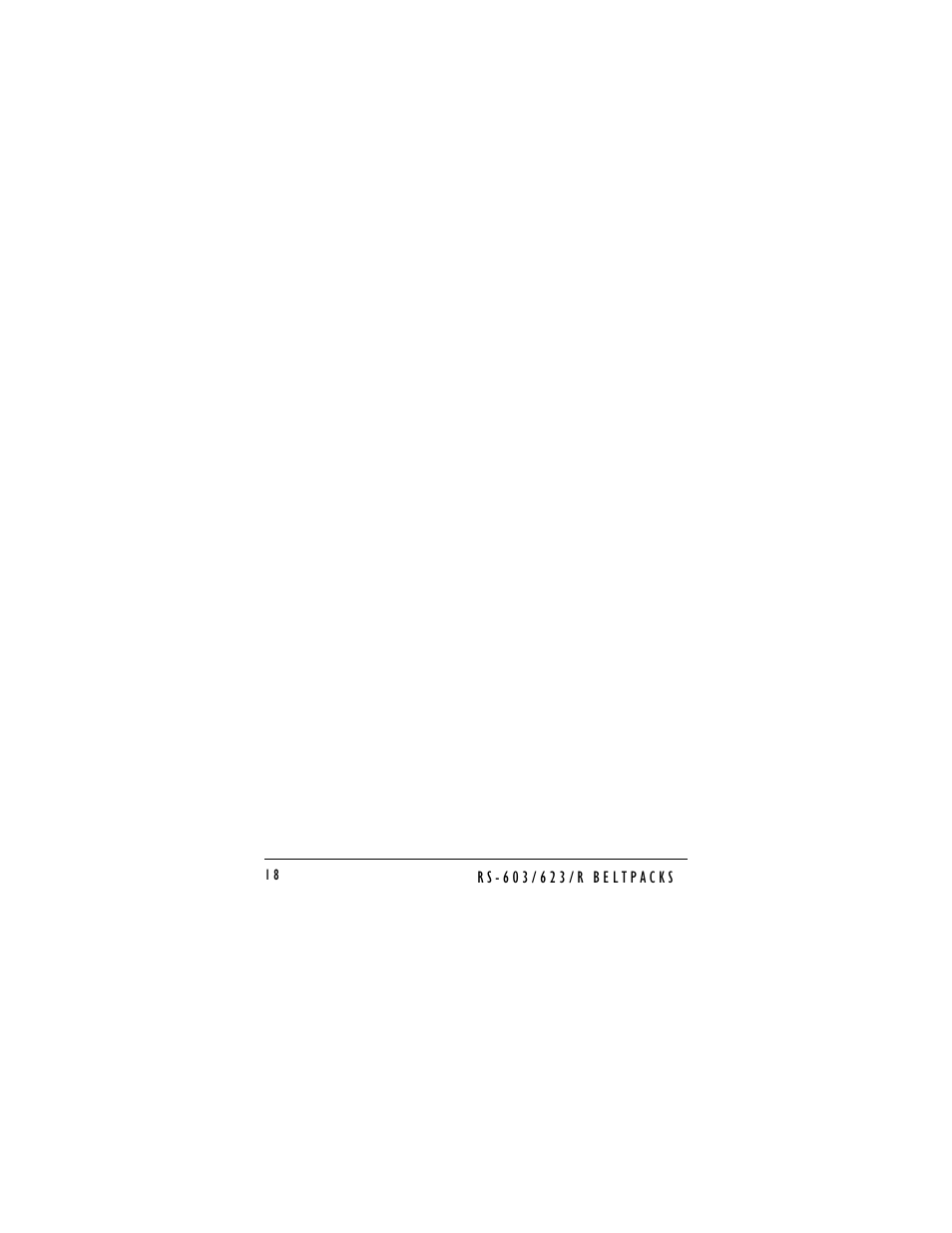 Clear-Com RS-603 (No longer available) User Manual | Page 20 / 58