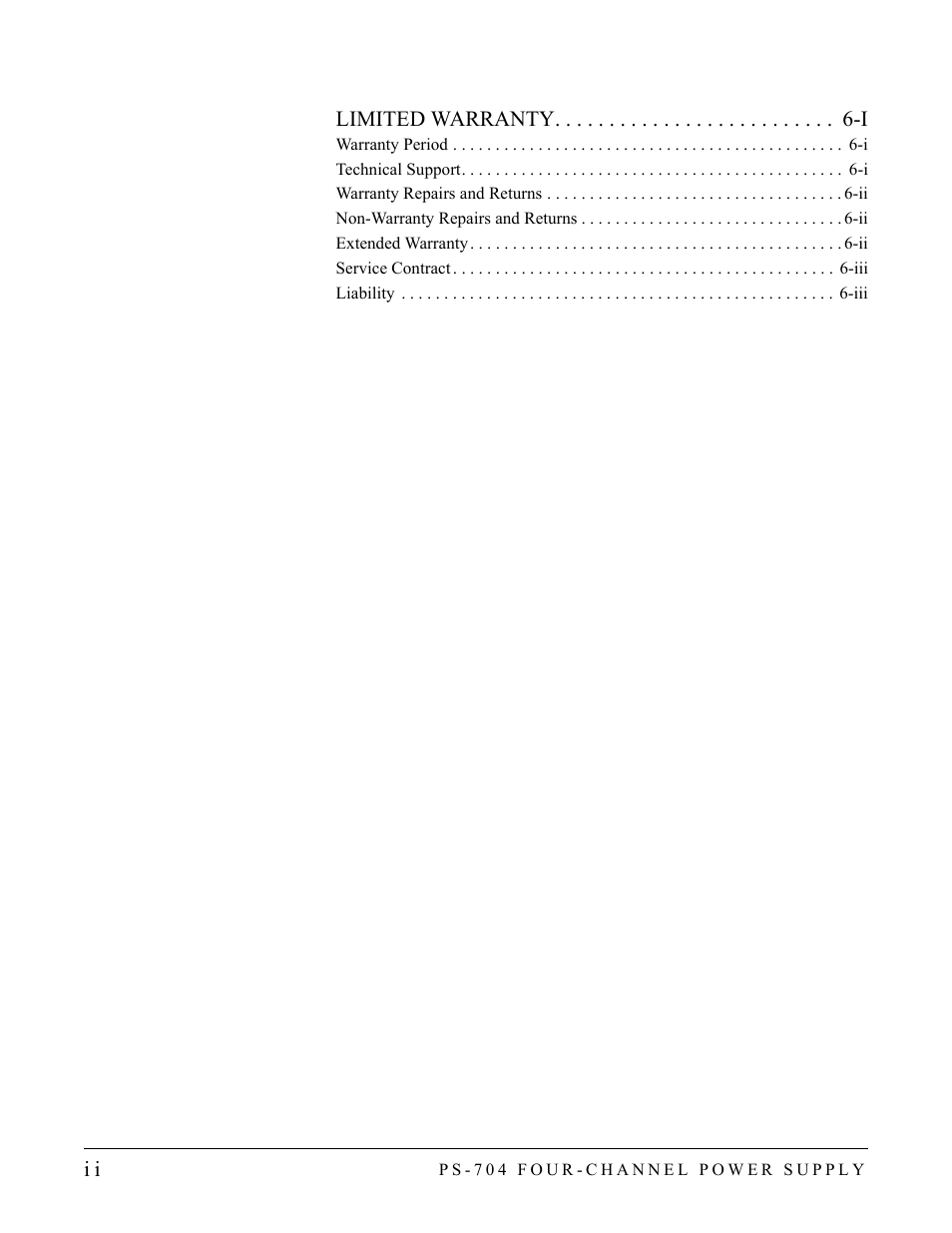 Clear-Com PS-704 User Manual | Page 4 / 34