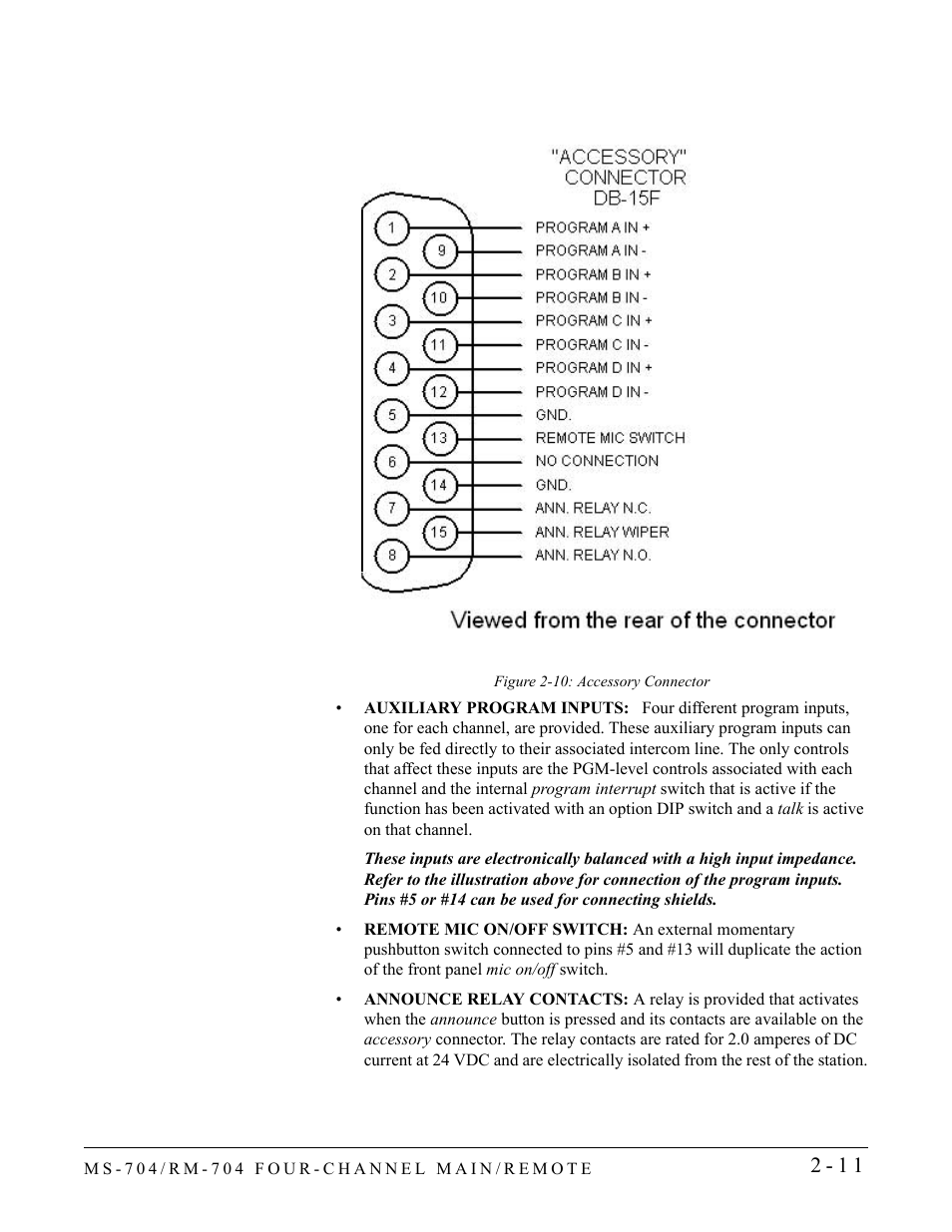 Clear-Com RM-704 User Manual | Page 29 / 46