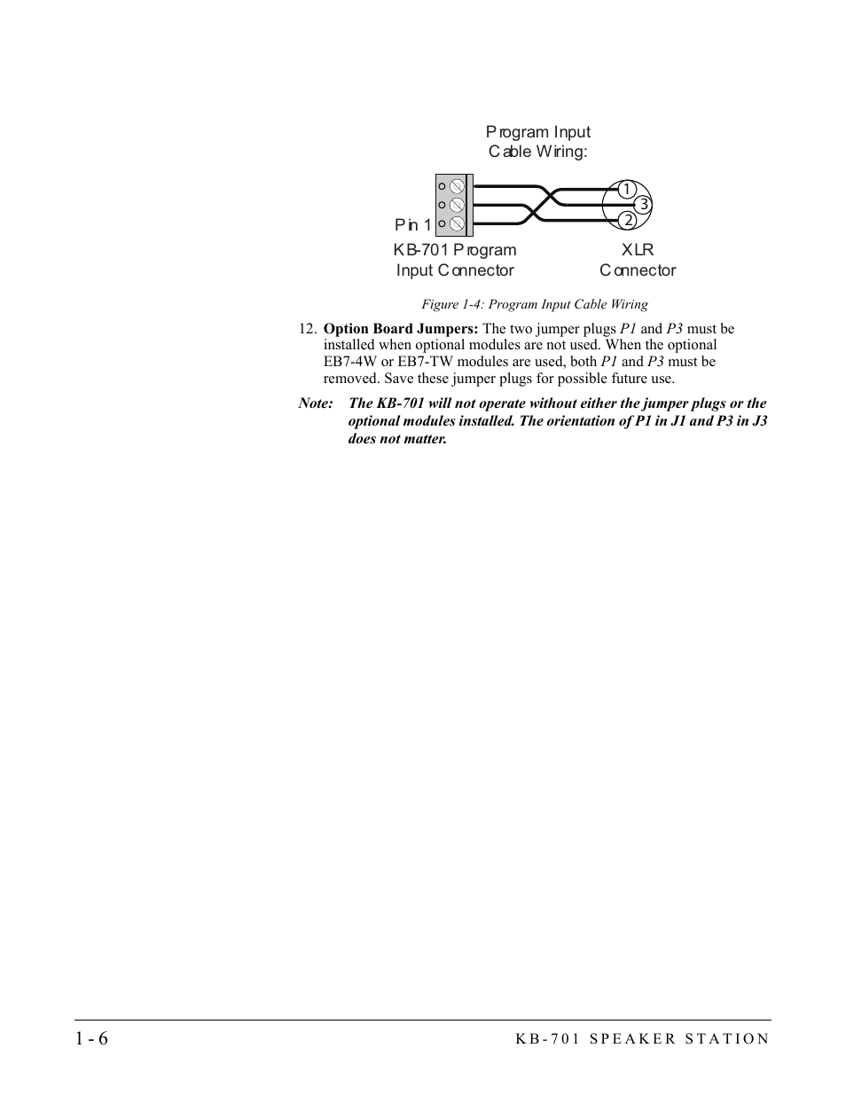 Clear-Com KB-701 User Manual | Page 12 / 24