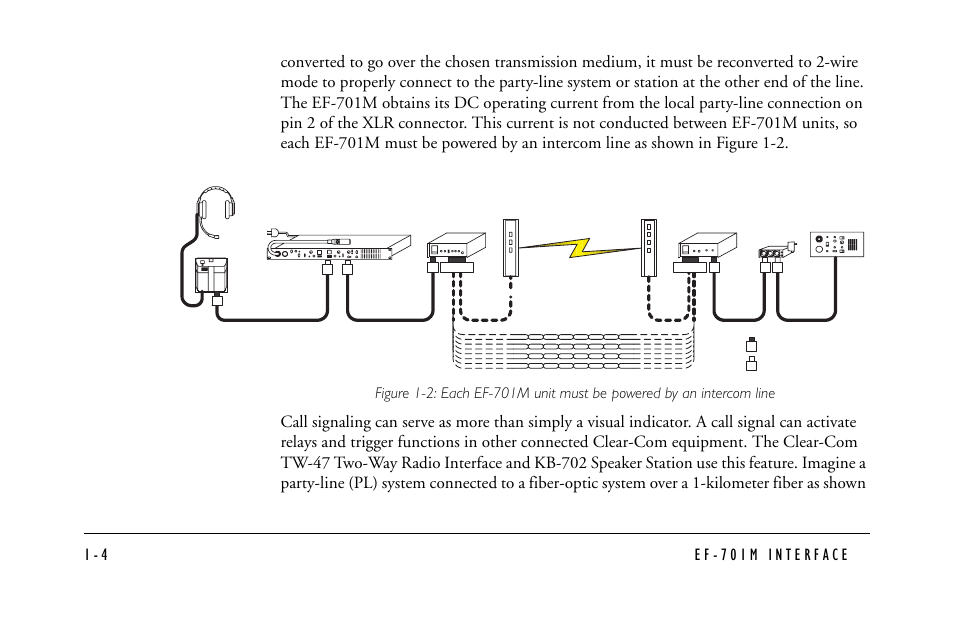 Clear-Com EF-701M User Manual | Page 14 / 62