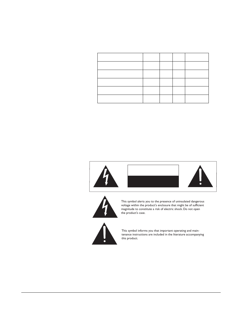 Caution | Clear-Com PRC-2 User Manual | Page 6 / 24